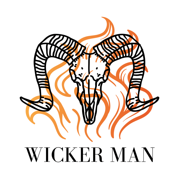 Wicker Man Themed T-Shirt by Ckrispy