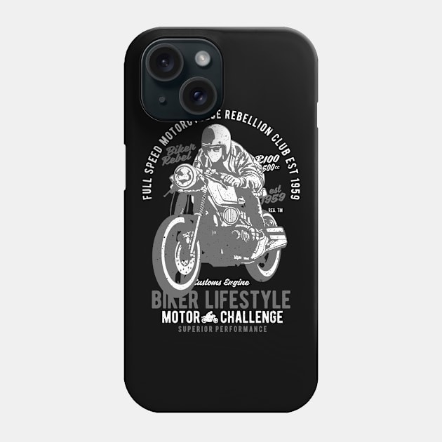 Motorcycle Biker Lifestyle Phone Case by Imp's Dog House