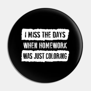 Homework Forn Pin