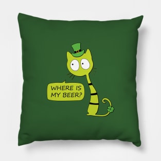 Where is my beer? Pillow