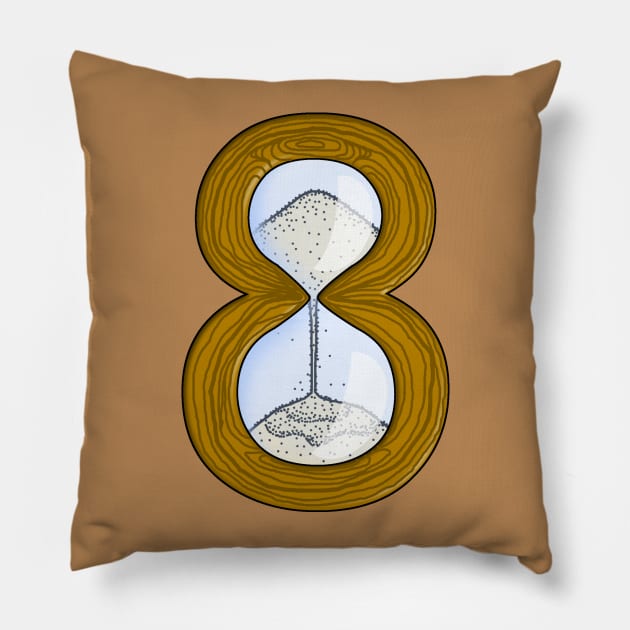 Number 8 Pillow by kostjuk