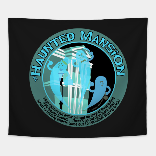 Haunted Mansion (black and blue)