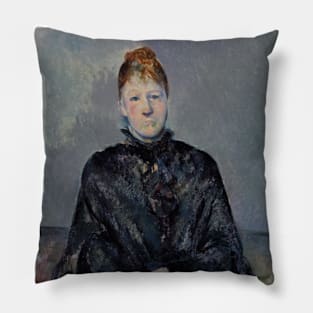 Madame Cezanne by Paul Cezanne Pillow