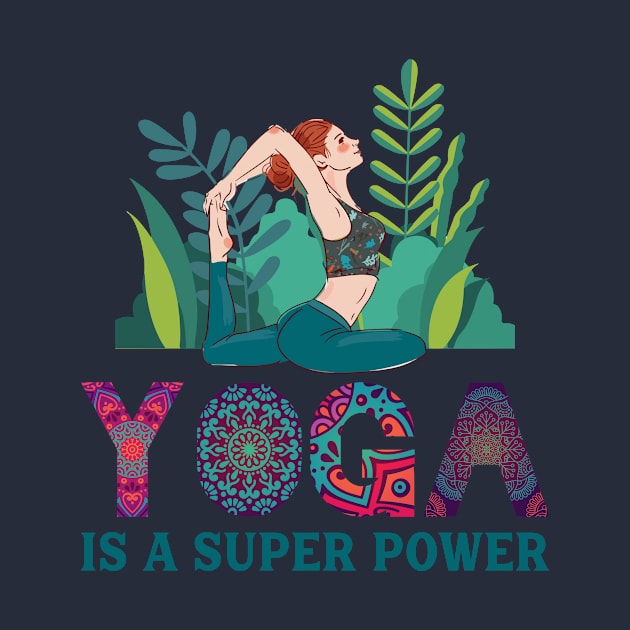 Yoga is a super power by Steven Hignell