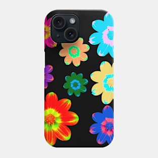 colorful flower, bloom, blooming, blossoms, petal Phone Case