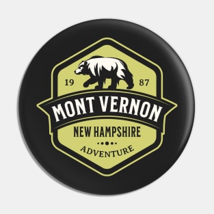 Mont Vernon New Hampshire Pin