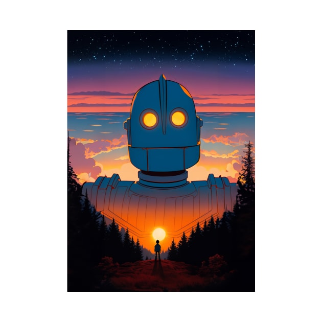 The Iron Giant Forest by POPITONTHEWALL