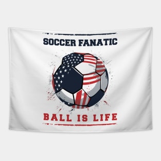 Soccer Fantastic, Ball Is Life Tapestry