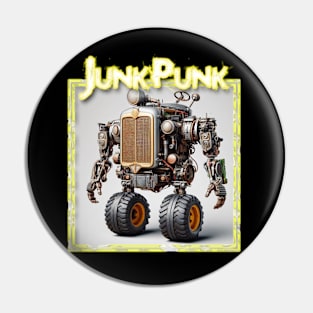 JunkPunk - Biped on Wheels - WelshDesigns Pin