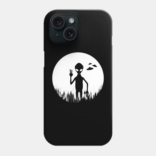 Funny Alien And Ufos Phone Case