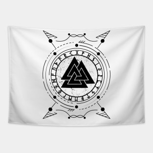 Valknut | Norse Pagan Symbol Tapestry