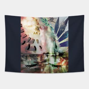 The Goddess of Closed Eyes Tapestry