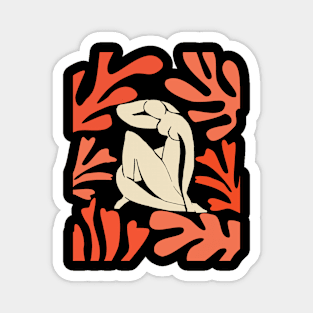 Matisse Inspired Beach Girl Magnet