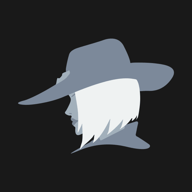 Ashe's silhouette by JamesCMarshall