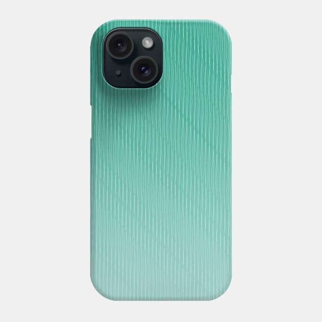 Nature Green Gradient Stripes Phone Case by Lucy