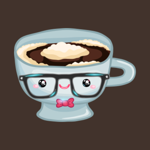 Cute coffee cup - Coffee - T-Shirt | TeePublic