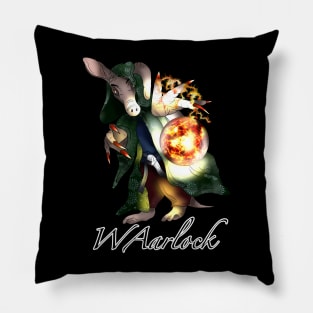 dnd warlock aardvark Pillow