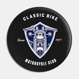 Classic Bike Motorcycle Club Pin