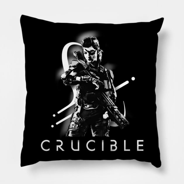 Crucible Game Sazan Pillow by tortoiseman