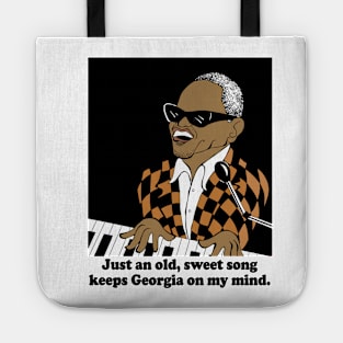 RAY CHARLES FAN ART Tote