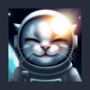 Happy Space Cat T-Shirt