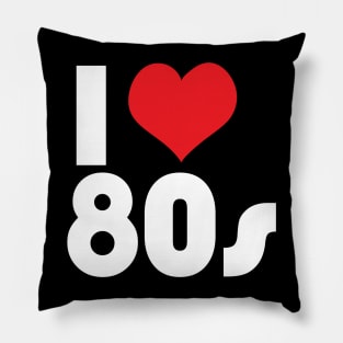 I love 80s typography design Pillow