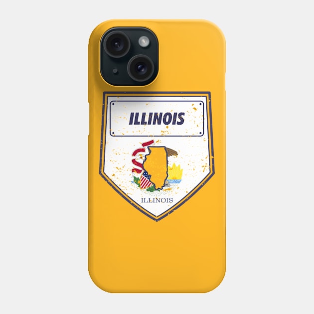 illinois Phone Case by DeekayGrafx