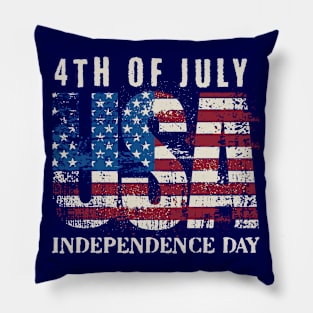 4th of July Independence Day Pillow