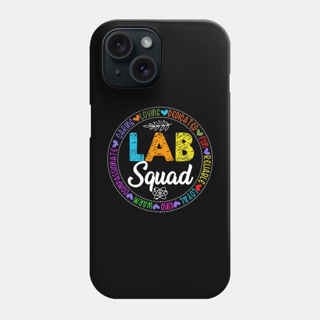 Lab Squad Funny Lab Week 2024 Medical Laboratory Technician Phone Case by AngelGurro