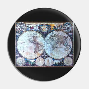 vintage world map Pin