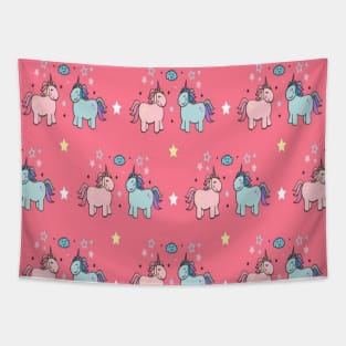 Unicorn Pattern Tapestry