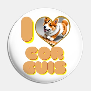 Cute Corgis Pin