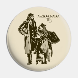 Laszlo And Nadja-Retro Pin