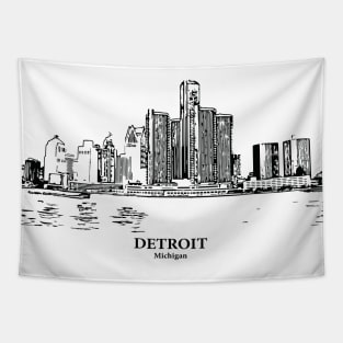 Detroit - Michigan Tapestry