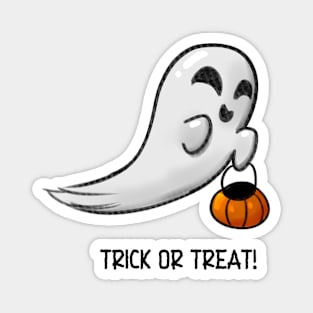 Trick or Treat! Ghost Magnet