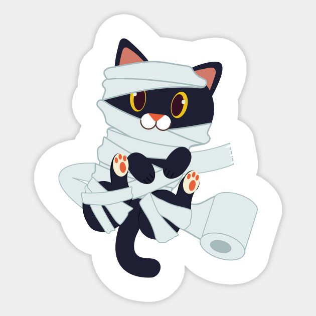 Cat Mummy Funny Cute Kitty Halloween Costume T Shirt Cat Mummy