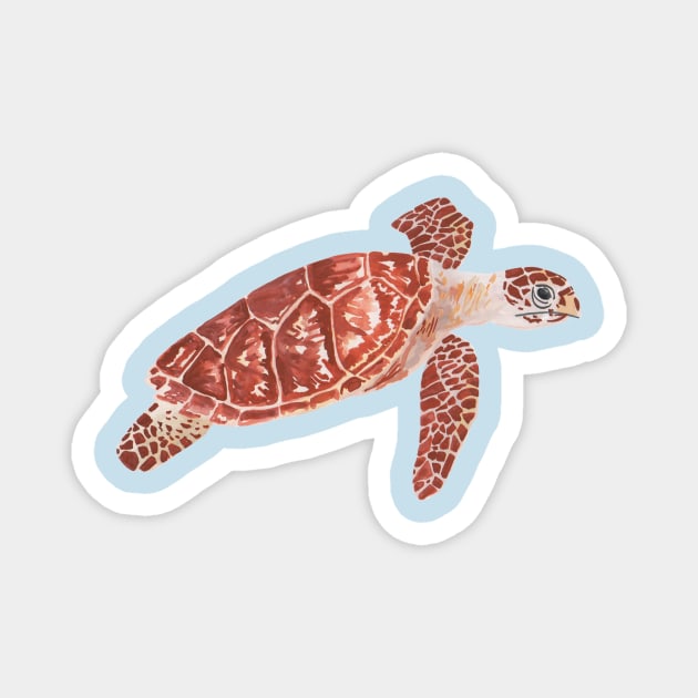 Sea Turtle Magnet by Das Brooklyn