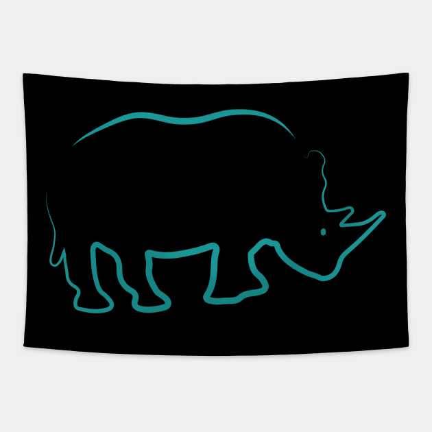 Nashorn Tapestry by Chaoscreator