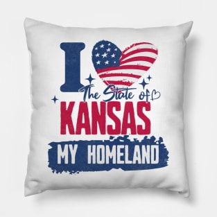 Kansas my homeland Pillow