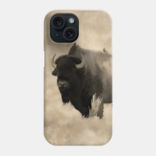 American Buffalo  -  Plains Bison Phone Case