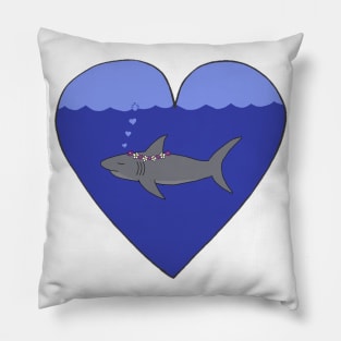 Shark Love Pillow