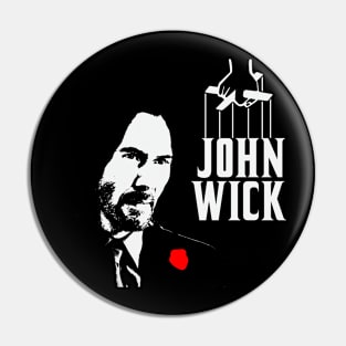 john wick the godfather Pin