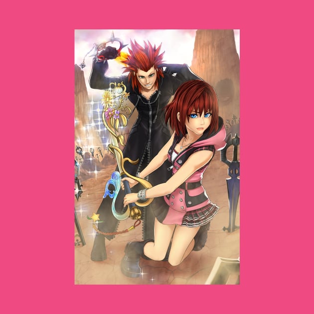 KH3 Kairi & Axel by BlazeManga