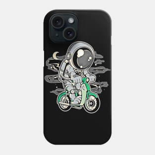 Astronaut Classic Motorbike • Funny And Cool Sci-Fi Cartoon Drawing Design Great For Any Occasion And For Everyone Phone Case