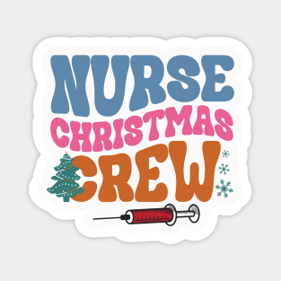 Nurse Christmas Crew Magnet