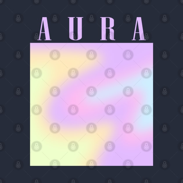 Aura Pastel Abstract by thenewkidprints