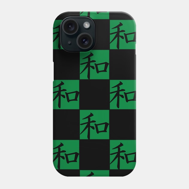 Checkered Peace Phone Case by LylaLace Studio