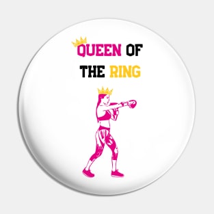 Queen of the boxing ring, light Pin