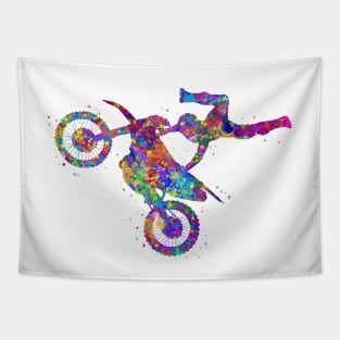 Motocross freestyle Tapestry