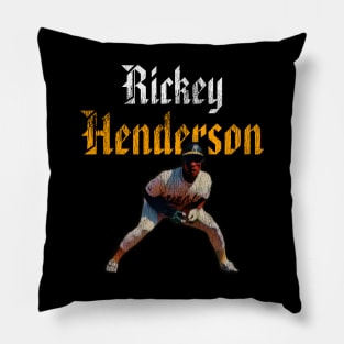 Rickey Henderson Vintage Pillow